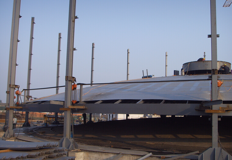 群吊電動葫蘆施工操作案例現場